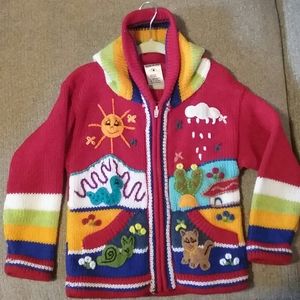 Unisex knit spring/fall jacket size 4